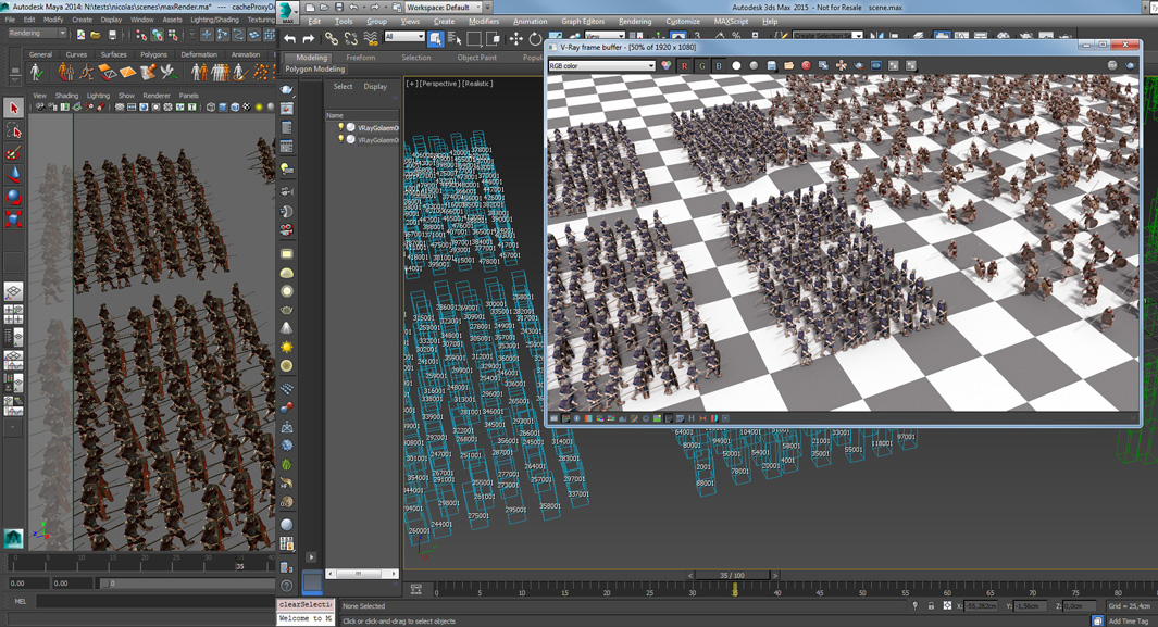 Golaem Releases V Ray Crowd Rendering Plugin For 3ds Max Golaem
